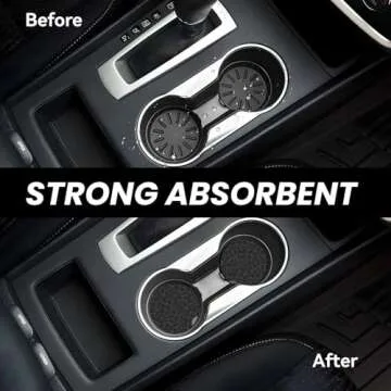 GACCAP Car Coasters - Stylish & Functional 2 Pack