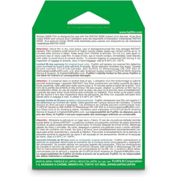 Fujifilm Instax Wide Instant Film Twin Pack for Memories