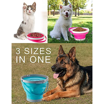 Top Race Collapsible Buckets 3-Pack for Beach Camping Travel