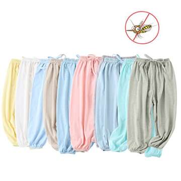 PAUBOLI Baby Long Bloomers Soft Cotton Harem Pants for Boys Girls 12M-7T (US, Age, 6 Years, 7 Years,...