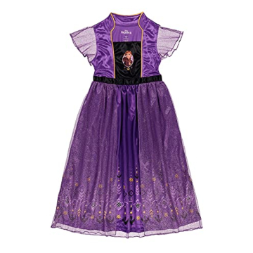 Enchanting Disney Girls' Frozen 2 Fantasy Gown Nightgown for Princesses