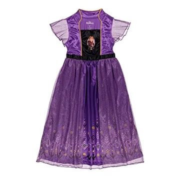 Enchanting Disney Girls' Frozen 2 Fantasy Gown Nightgown for Princesses