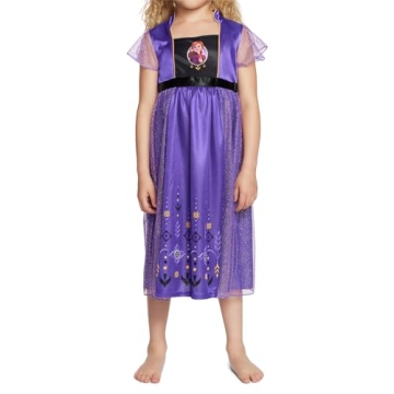 Disney Girls' Frozen 2 Fantasy Gown Nightgown for Young Dreamers