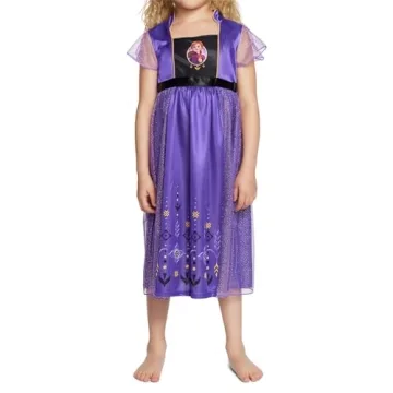 Disney Girls' Frozen 2 Fantasy Gown Nightgown for Young Dreamers