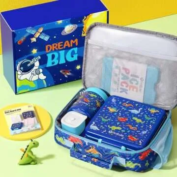 Fimibuke Kids Bento Lunch Box Set for Ages 3-12