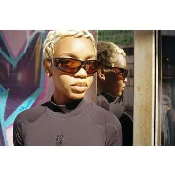 BluBlocker, Black Viper Sunglasses with Scratch Resistant Lens | Blocks 100% of Blue Light and UVA & UVB Rays | Gender Neutral - for Men, Women & Everyone | Blue Light Glasses | Sunglasses | 2703K |