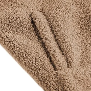 rrhss Baby Girls Faux Fur Teddy Long Coat - Warm & Trendy