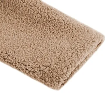 rrhss Baby Girls Faux Fur Teddy Long Coat - Warm & Trendy