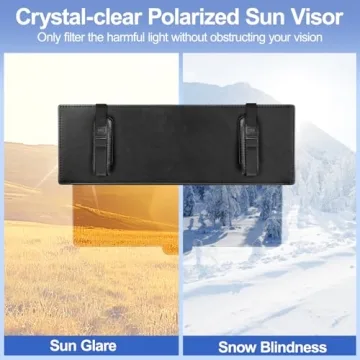 Polarized Sun Visor Extender - Anti-Glare Sunshade for Cars