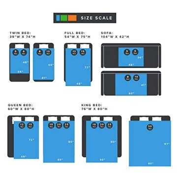 Degrees of Comfort Weighted Blanket 20 lbs Queen Size, Heavy Blankets for Adult, 1 x Cozy Heat Warm Minky Plush Washable Removable Covers Included, Heating & Cooling,Micro Glass Beads, 60x80 Grey