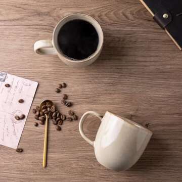 AmorArc 12oz Eco-Friendly Coffee Mugs Set of 6