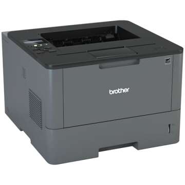 Brother Monochrome Laser Printer, HL-L5100DN, Duplex Two-Sided Printing, Ethernet Network Interface,...