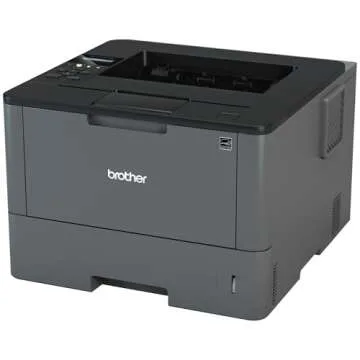 Brother Monochrome Laser Printer, HL-L5100DN, Duplex Two-Sided Printing, Ethernet Network Interface, Mobile Printing, Amazon Dash Replenishment Ready,Black