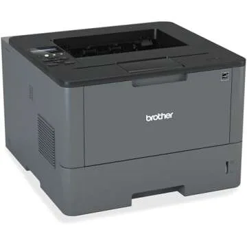 Brother Monochrome Laser Printer, HL-L5100DN, Duplex Two-Sided Printing, Ethernet Network Interface, Mobile Printing, Amazon Dash Replenishment Ready,Black