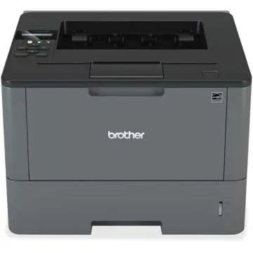 Brother Monochrome Laser Printer, HL-L5100DN, Duplex Two-Sided Printing, Ethernet Network Interface, Mobile Printing, Amazon Dash Replenishment Ready,Black
