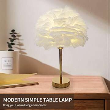 Ru Rao Feather Lamp - Elegant Lighting for Any Space