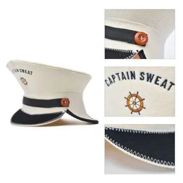 Halsa Sauna Hat - Eco-Friendly Wool Cap for Spa Lovers