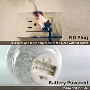 Nebula Mushroom Lamp - Battery Operated Decorative Lighting