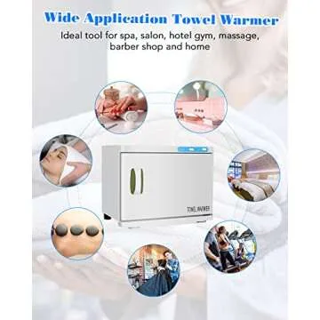 Gimify Hot Towel Warmer Cabinet 23L Large Capacity for Spa Salon Gym Hotel Home