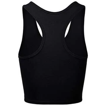 HATOPANTS Sleeveless Racerback Crop Camisole Cotton Top