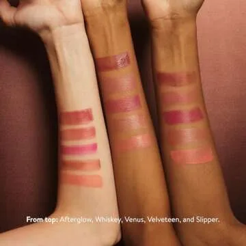 goop Beauty Cream Blush | Sheer Pop of Color for Lips & Cheeks | Vitamin C, Vitamin E, & Safflower Oil | Natural Makeup for Glowing Skin | Paraben & Silicone Free | 0.5 oz | Afterglow - Soft Berry