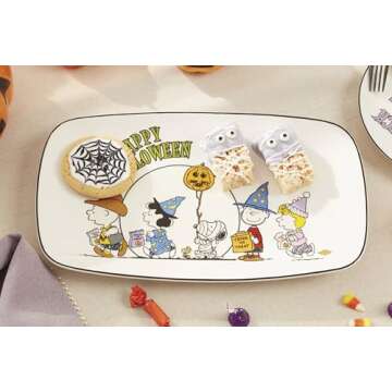 Lenox 896691 Great Pumpkin Tray for Halloween Serving