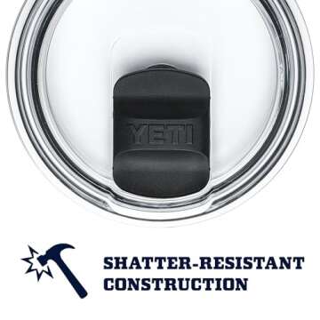 YETI Rambler 10 oz Stackable Mug, Vacuum Insulated, Stainless Steel with MagSlider Lid