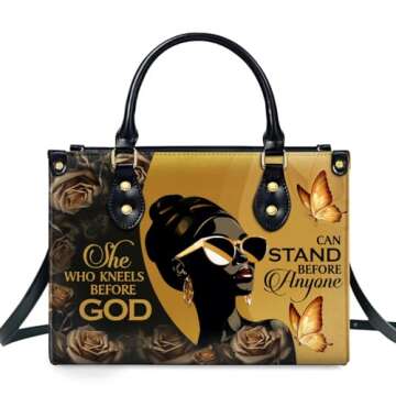 Sistabag Leather Handbag For Black Women - Tote Bag for Women, Shoulder Handbag - Mother's Day Gifts...