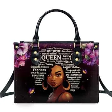 Sistabag Leather Handbag For Black Women - Tote Bag for Women, Shoulder Handbag - Mother's Day Gifts, Birthday Gifts For Women - Bundle Of 04