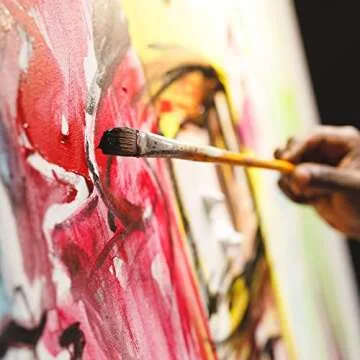 NEXCOVER Painting Canvas Panels - 12 Pack 8x8 Inch, 100% Cotton, Triple Primed Blank White Canvases, MDF Board Core, Acid-Free, Non-Toxic, Artist Canvas Board for Acrylic, Oil, Tempera, Gouache Paint