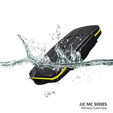 JJC Deluxe 7 Slots XQD Cfexpress Type-B SD SDXC SDHC Memory Card Case Carrying Storage Holder for 3 XQD/Cfexpress Type-B and 4 SD, Travel-Friendly Case with Water-Resistant & Shockproof Protection