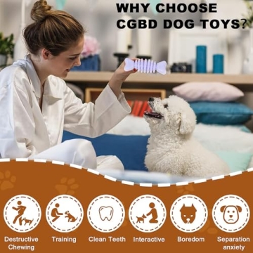 CGBD 6 Pack Dog Chew Toys for Puppy Dental Care