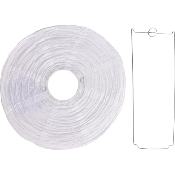 Pack of Colorful Round Paper Lanterns for Parties