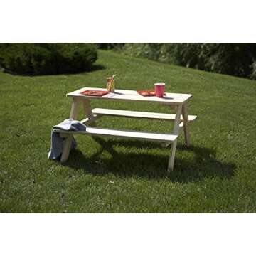 Children's Wooden Picnic Table for Outdoor Fun