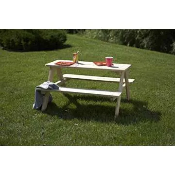 Children's Wooden Picnic Table for Outdoor Fun