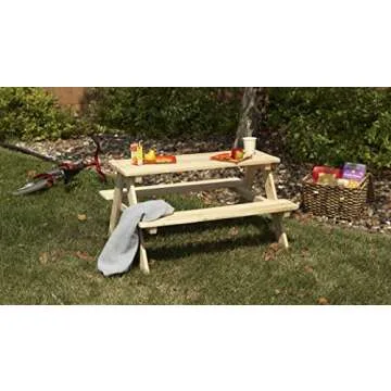 Children's Wooden Picnic Table for Outdoor Fun