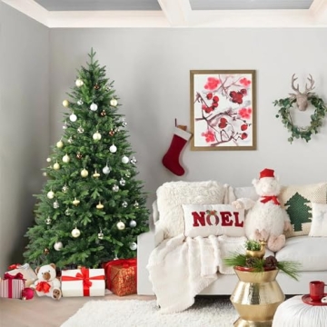 8 FT Artificial Christmas Tree with 2639 Branch Tips