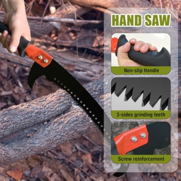 Scalebelly 7-25 FT Telescoping Pole Saw for Easy Tree Trimming