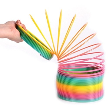 Jumbo Rainbow Coil Spring for Fidgeting and Fun
