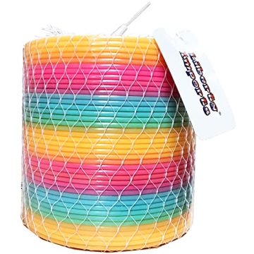 Jumbo Rainbow Coil Spring for Fidgeting and Fun