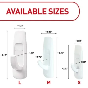 Command Large Utility Hooks for Damage-Free Hanging Solutions