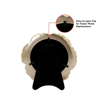 GIFTY GIFTY Gold Floral Photo Frame for Home Decor