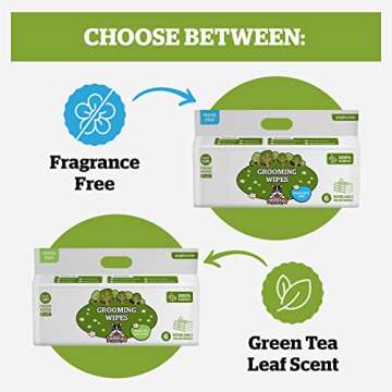 Pogi's Dog Grooming Wipes Travel Packs - 120 Dog Wipes for Cleaning and Deodorizing - Hypoallergenic Pet Wipes for Dogs, Puppy Wipes - Quick Bath Dog Wipes for Paws, Butt, & Body - Fragrance Free