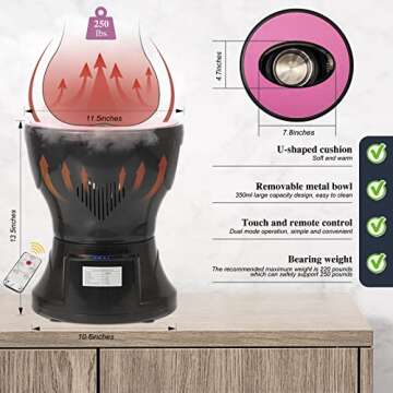 AKSOVA Yoni Seat Kit, Steaming Seat with Yoni Herbs (20 Bags) & U Cushion, V Steam at Home Kit for F...