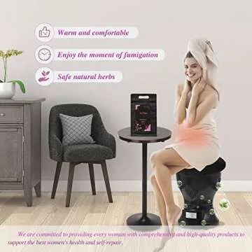 AKSOVA Yoni Seat Kit, Steaming Seat with Yoni Herbs (20 Bags) & U Cushion, V Steam at Home Kit for Feminine Odor, PH Balance, Postpartum Care, Cleansing and Moisturize Support