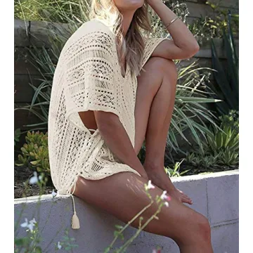 detimi Women's Summer Swimsuit Cover up Bikini Beach Bathing Suit Swimwear Begie New