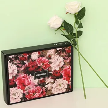 Cloudecor 15Pcs Realistic Velvet Artificial Roses for Gifts