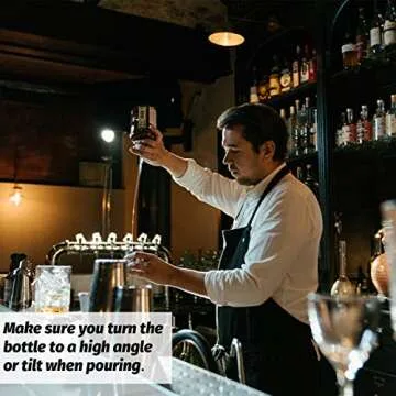 Automatic Measured Bottle Pourer Spout Liquor Pourers Bottle Jigger Quick Shot Spirit Measure, 1 oz/ 30 ml(Clear, Black,20 Pieces)