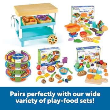 Learning Resources Prep ‘n’ Store Kitchen Island for Kids
