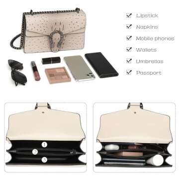 Stylish MYHOZEE Black Crossbody Purse for Women